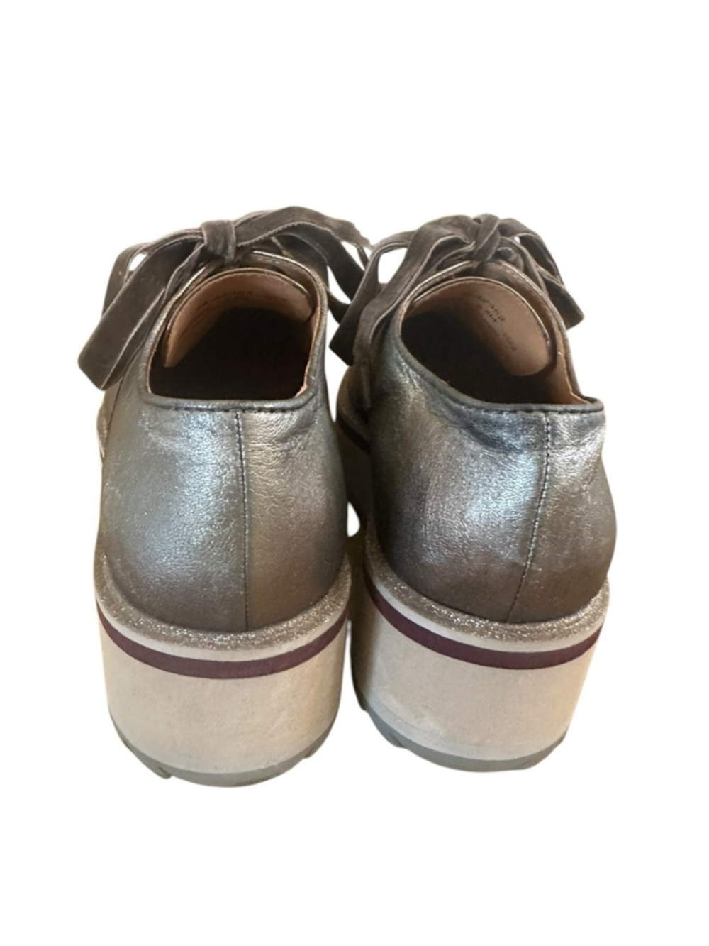Johnston & Murphy metallic Oxford shoes, women’s size 6.5 - Picture 2 of 7